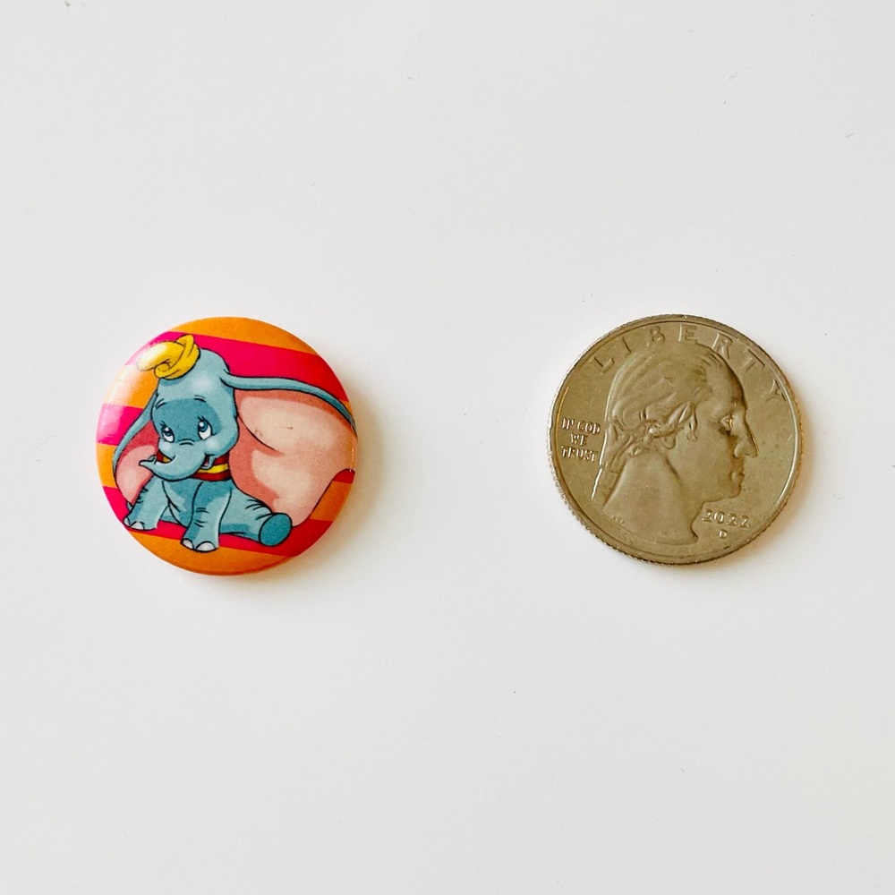 📍 5/$20 Disney’s "Dumbo” Pin Button *Bundle or Add-on to any Purchase Only